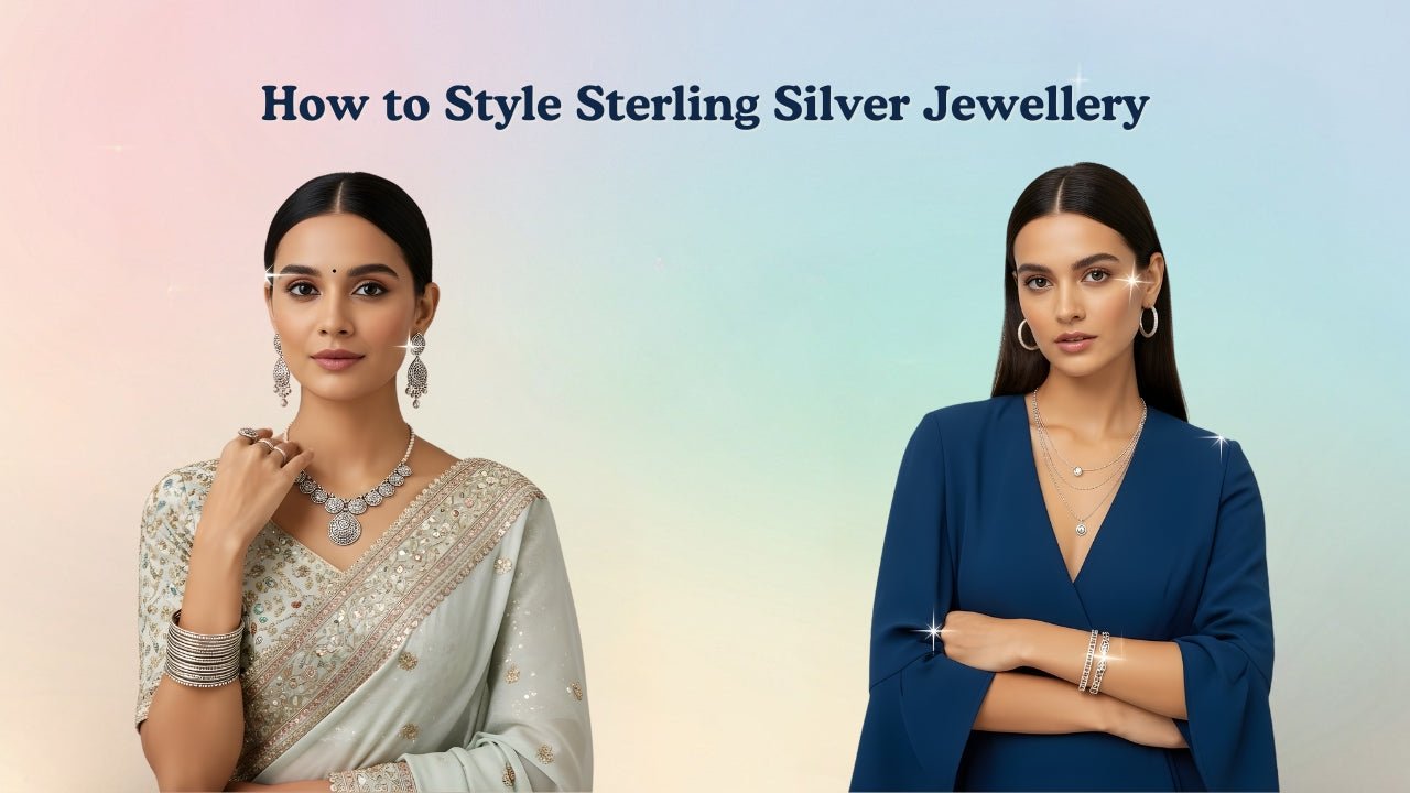 How to Style Sterling Silver Jewellery with Ethnic & Western Outfits - 92Five