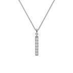 Linear Diamond Charm Pendant - 92Five