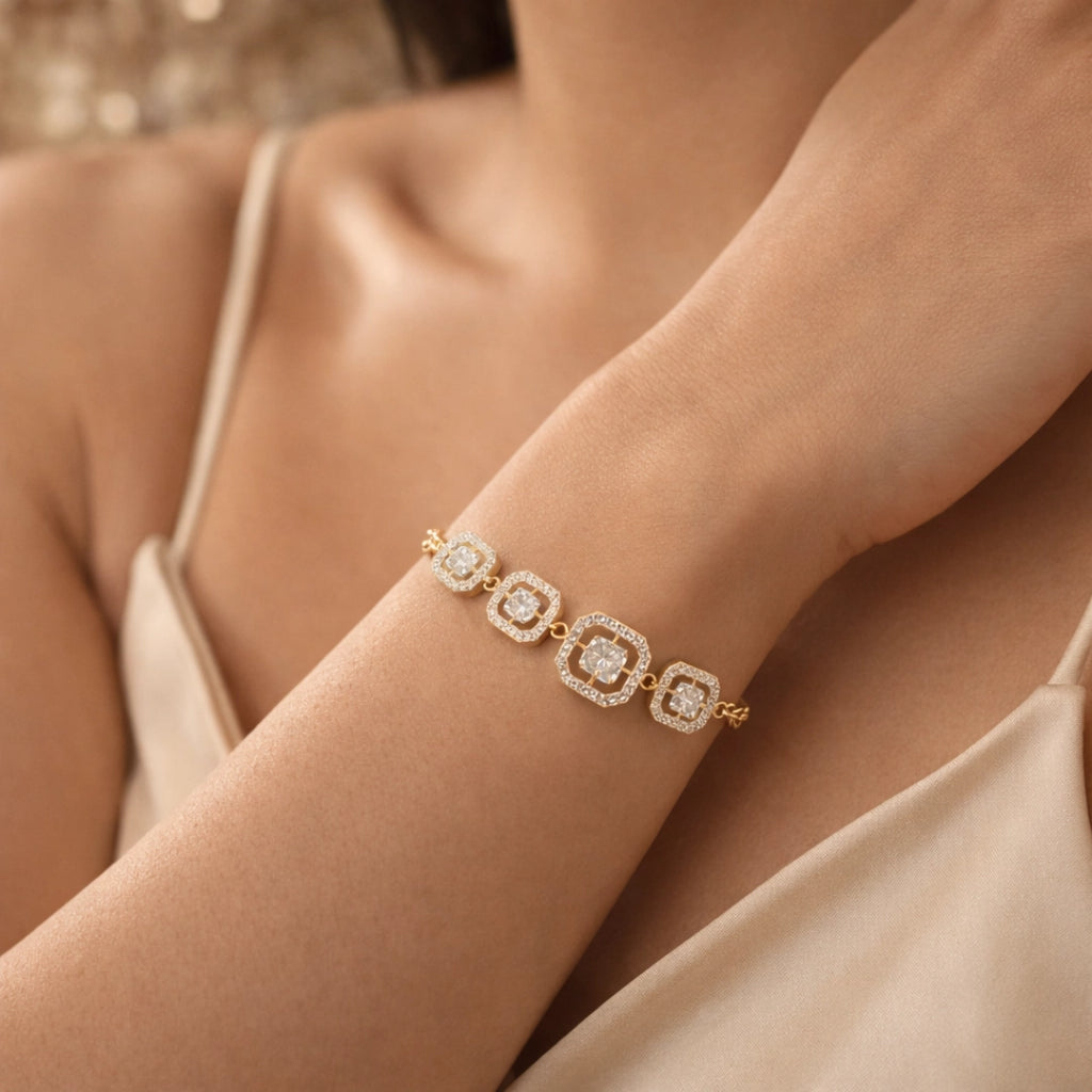 Royal Radiance 18KT Gold Plated Bracelet