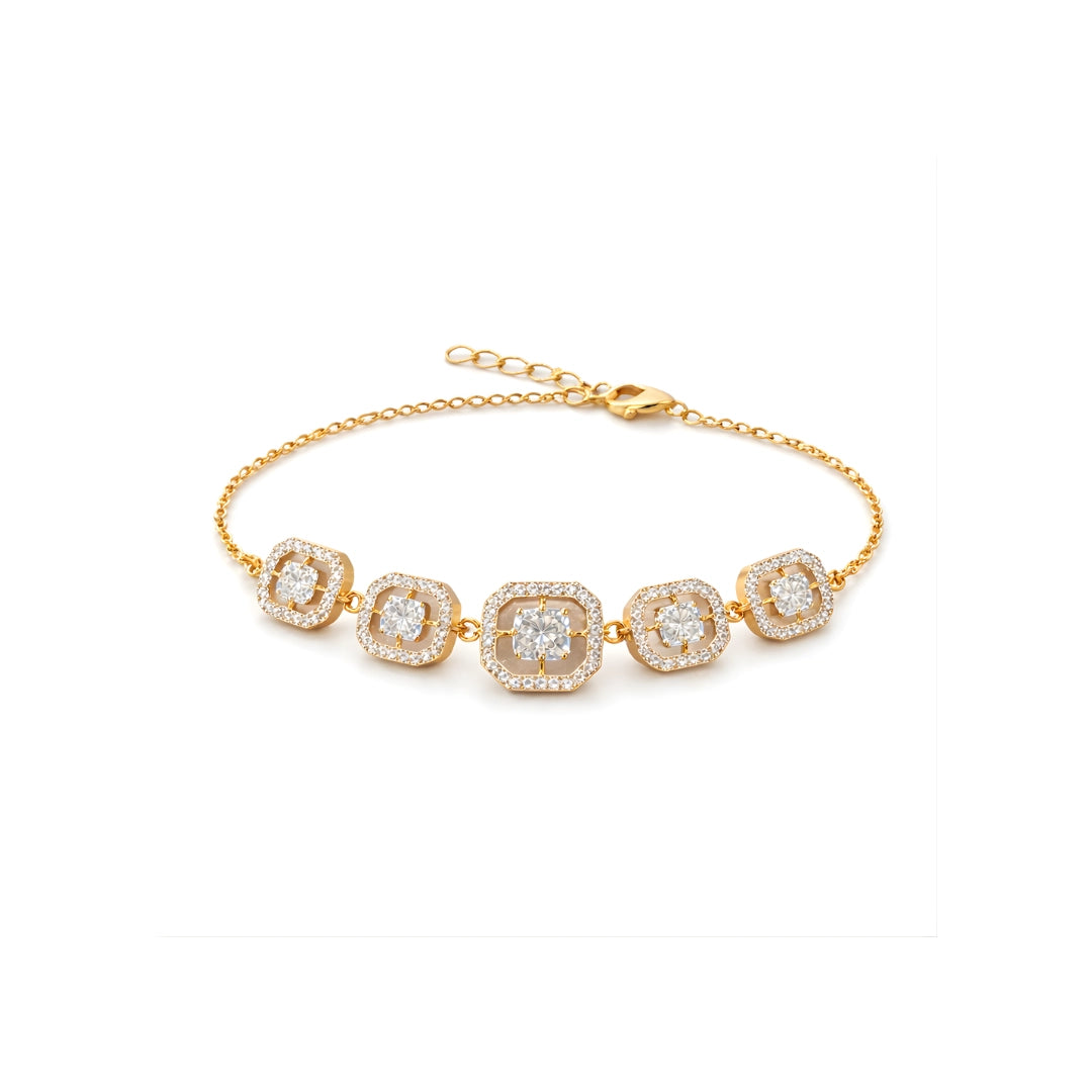 Royal Radiance 18KT Gold Plated Bracelet