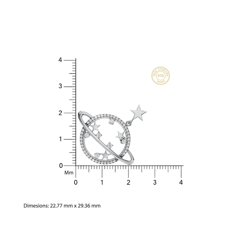 Planet Charm Pendant - 92Five