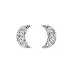 Half Moon Stud Earrings - 92Five