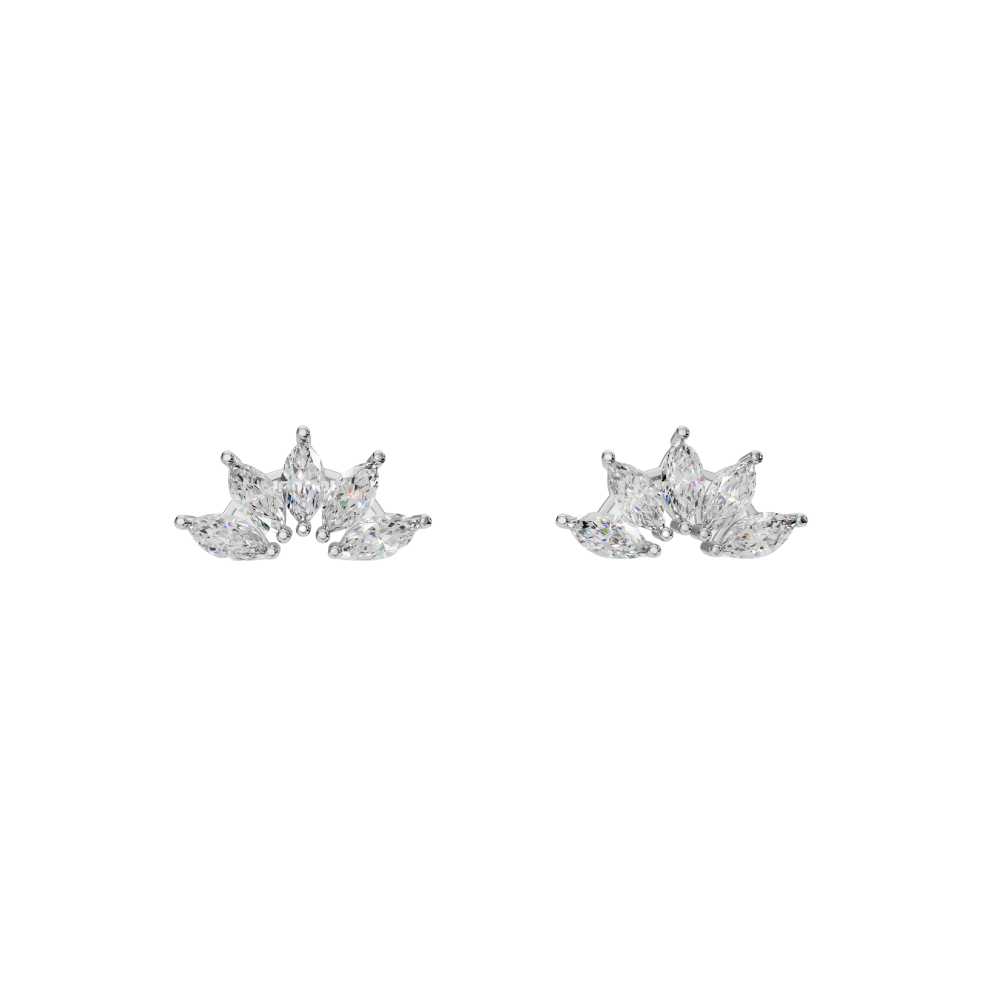 Marquise Jewelry Set for Women – Elegant Necklace and Earrings with Sparkling Marquise - Cut Stones | Perfect for Weddings and Special Occasions - 92Five