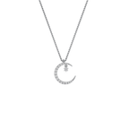 Star in Moon Charm Pendant - 92Five