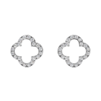 Clover Sparkle 925 Silver Pendant & Earring Set – 92Five - 92Five
