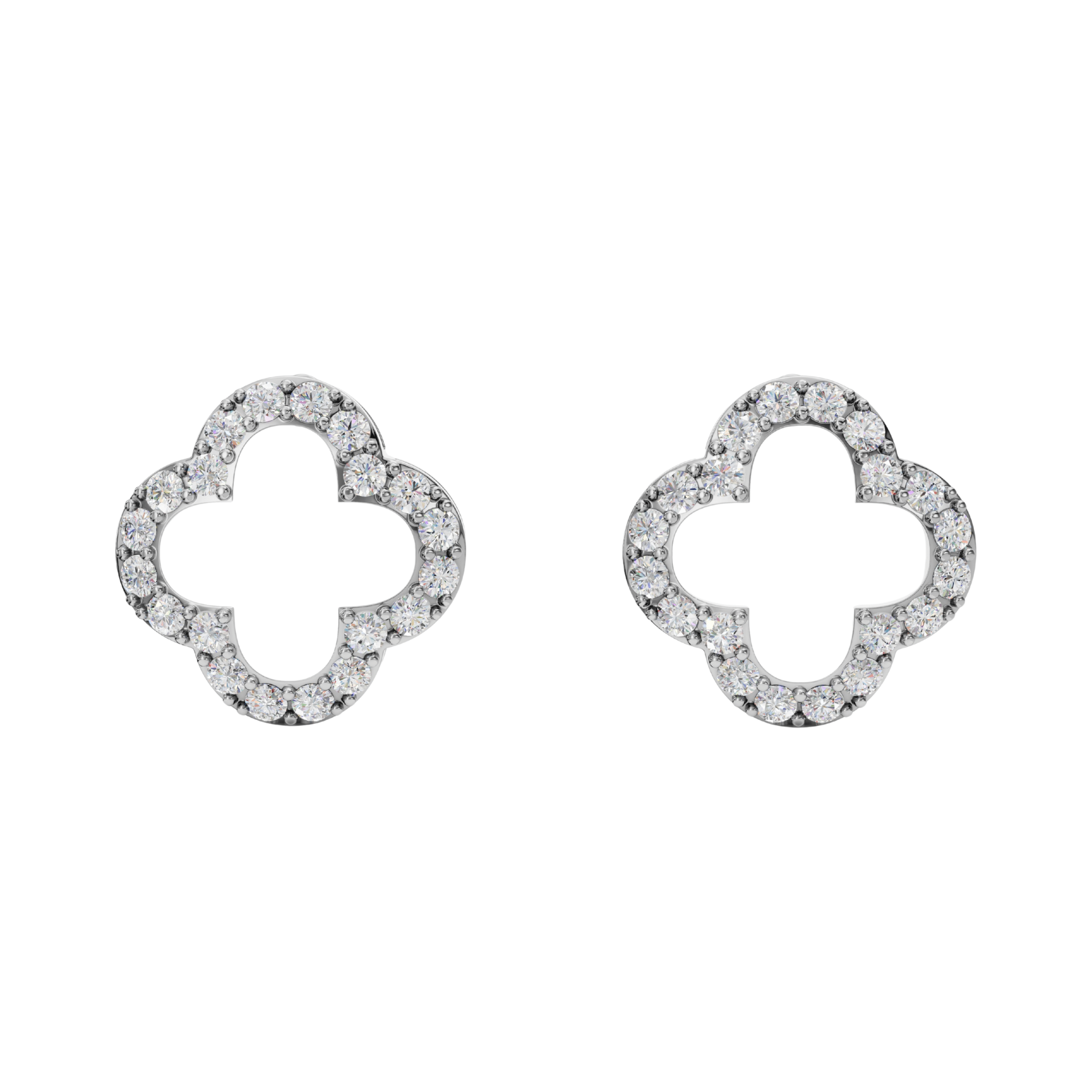 Clover Sparkle 925 Silver Pendant & Earring Set – 92Five - 92Five