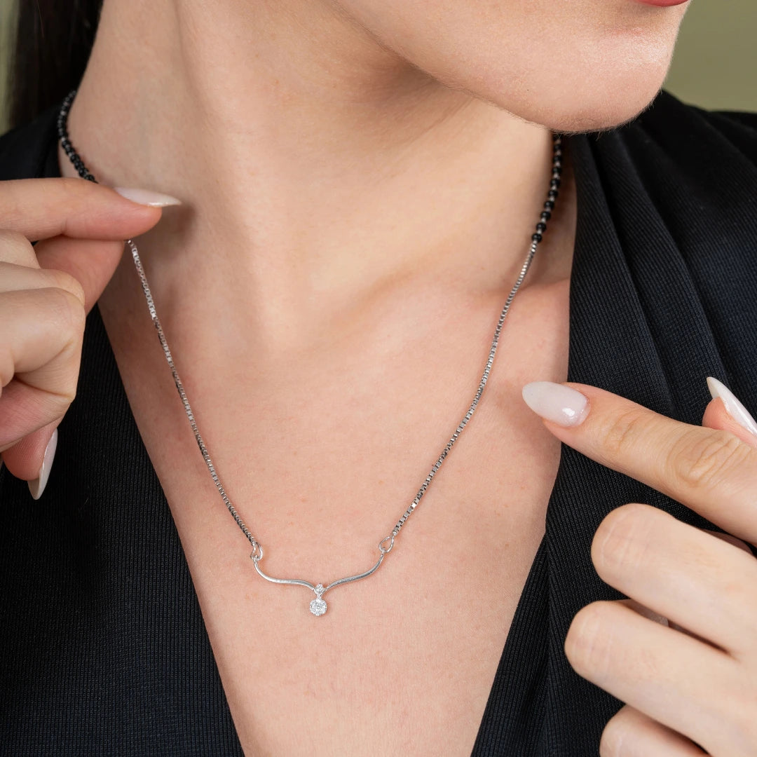 Tanmaniya Diamond Mangalsutra
