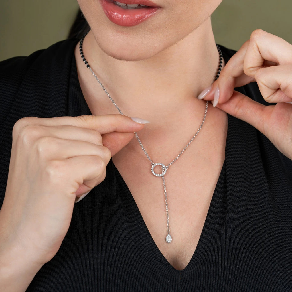 Delicate and Lightweight Diamond Mangalsutra