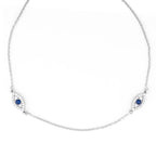 Minimalist Multiple Evil Eye Anklet
