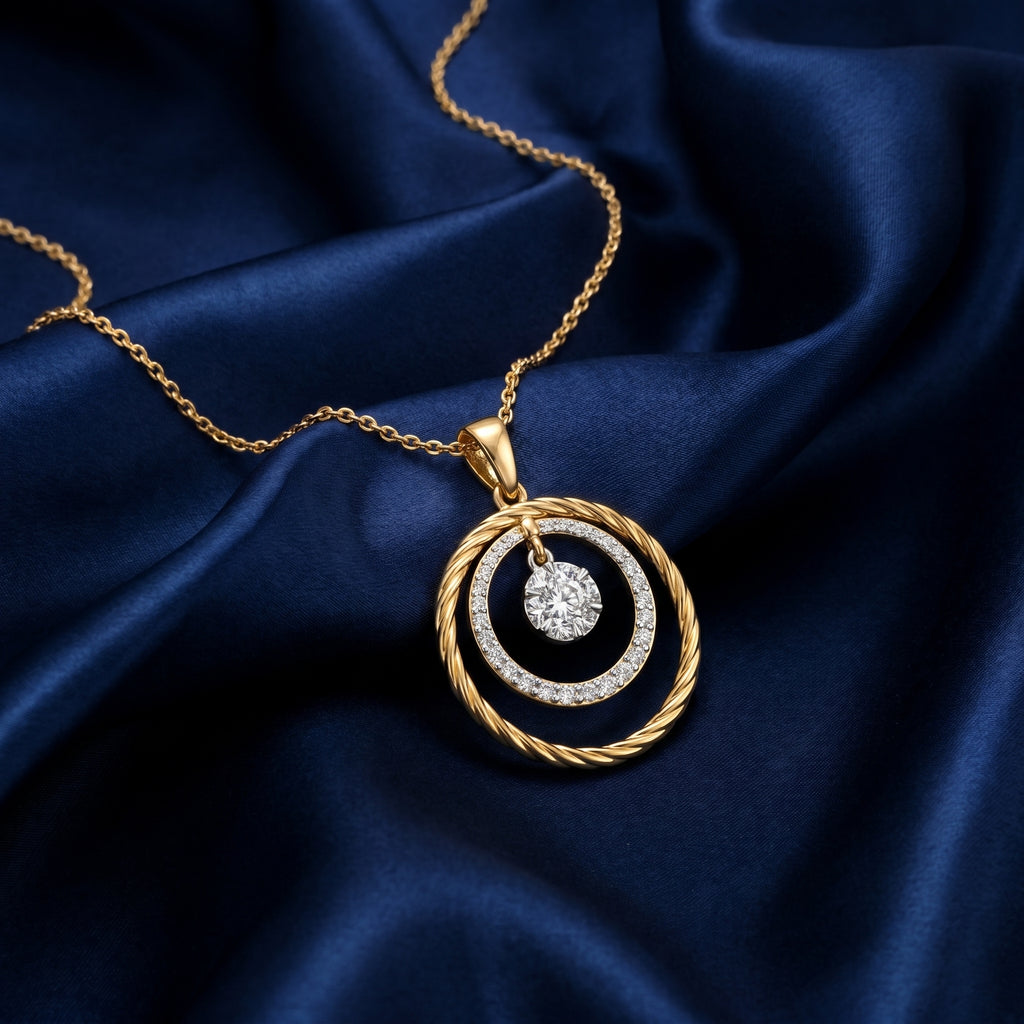 Celestial Halo 18KT Gold Plated Pendant