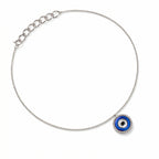 Evil Eye Drop anklet