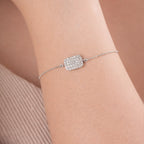 Sparkle Grid Bracelet – Modern Shine Meets Minimal Elegance