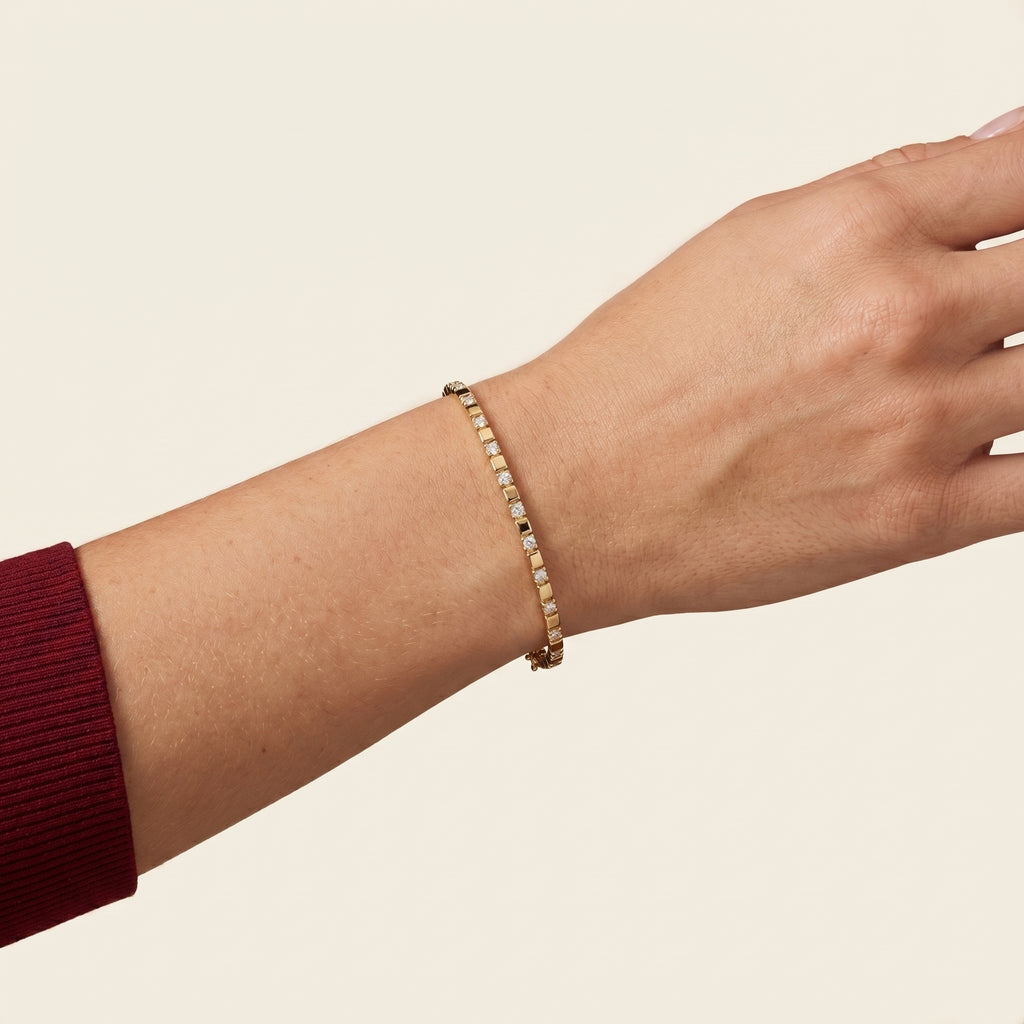 18KT Gold Timeless Spark Bracelet