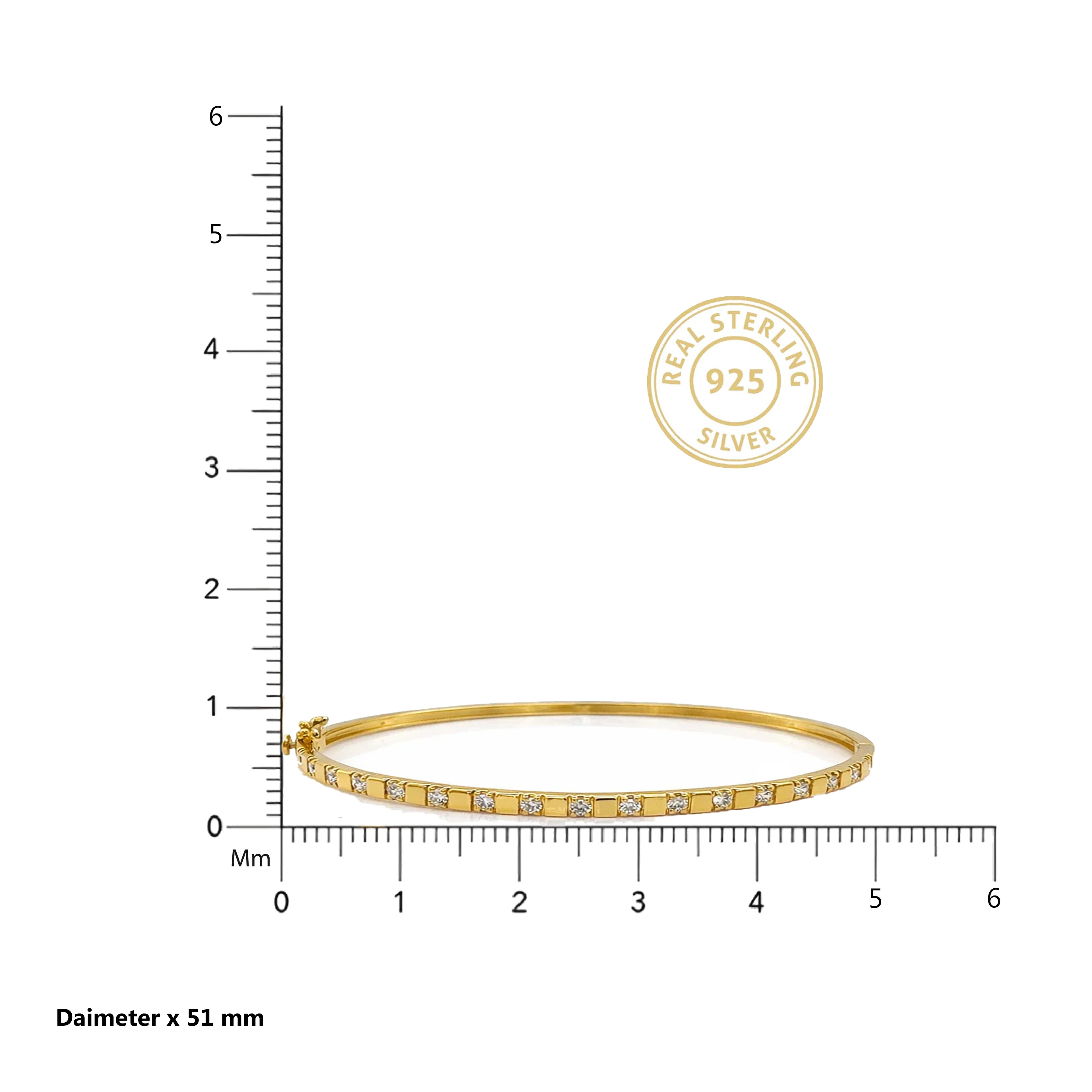 18KT Gold Timeless Spark Bracelet
