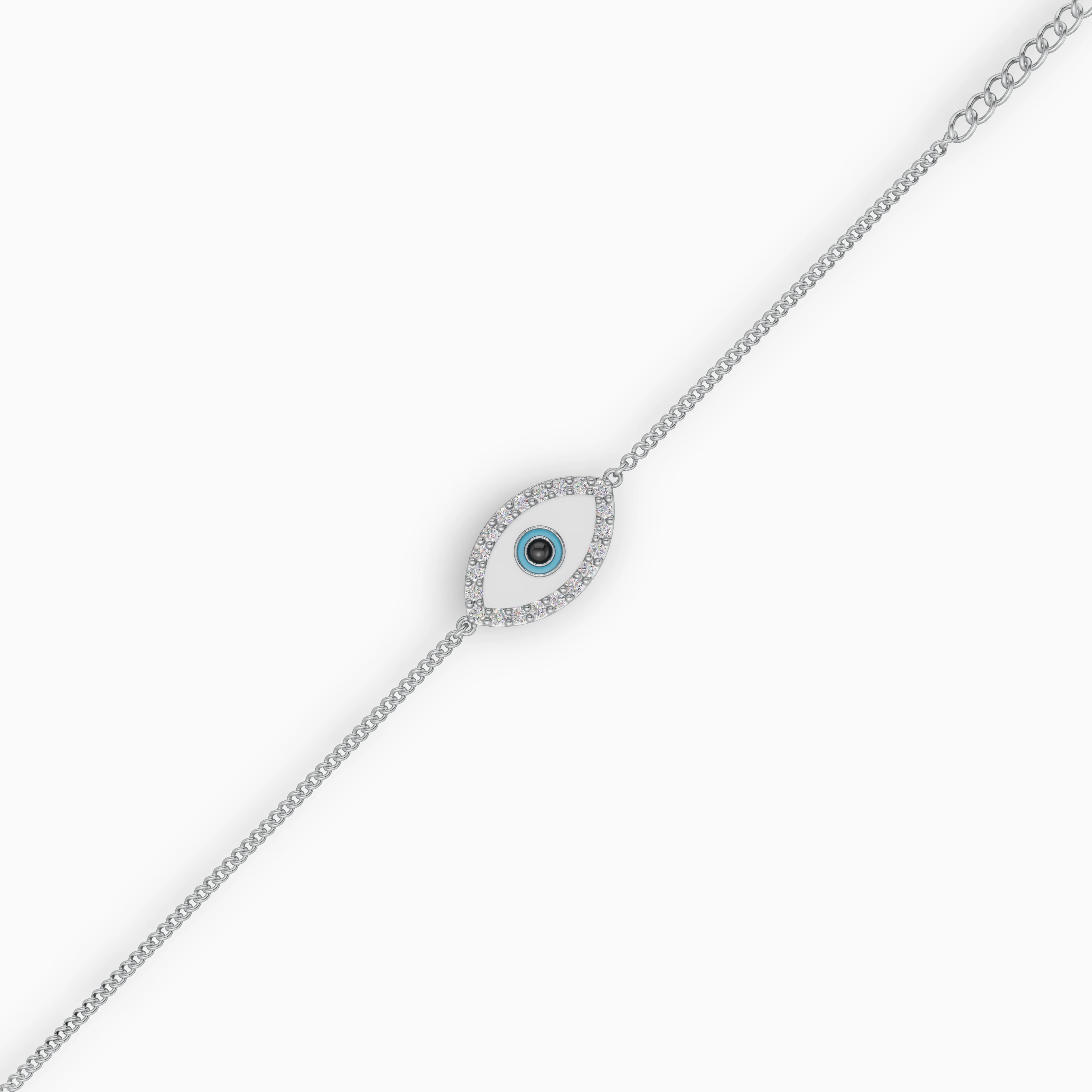 Minimalist Evil Eye Bracelet