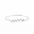 Handcrafted Flower Leaf Diamond Bracelet