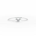 Butterfly Charm Diamond Bracelet
