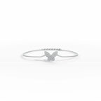 Butterfly Charm Diamond Bracelet
