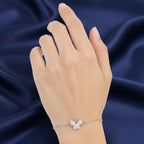 Butterfly Charm Diamond Bracelet