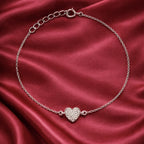 Heart Shape Diamond Bracelet