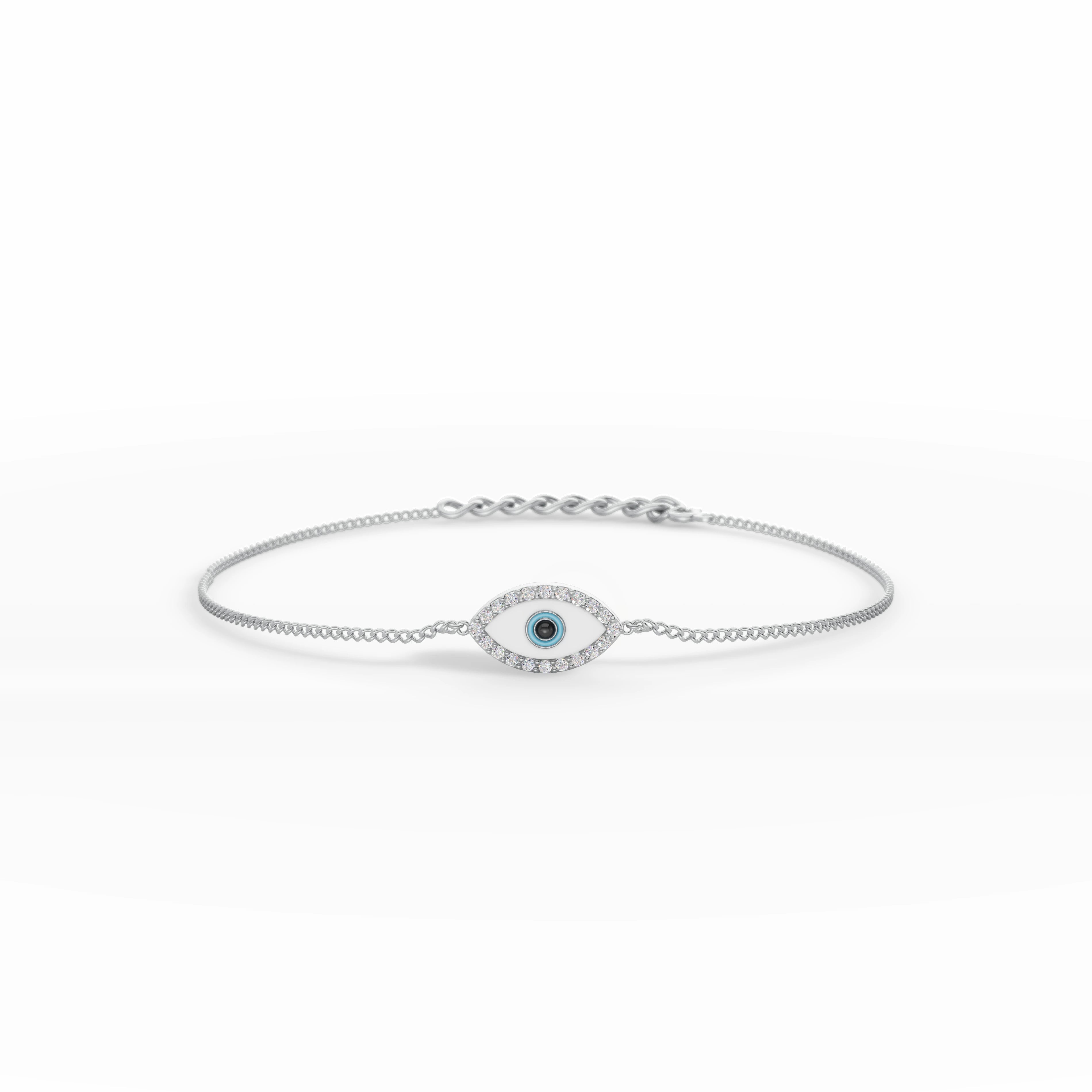 Minimalist Evil Eye Bracelet
