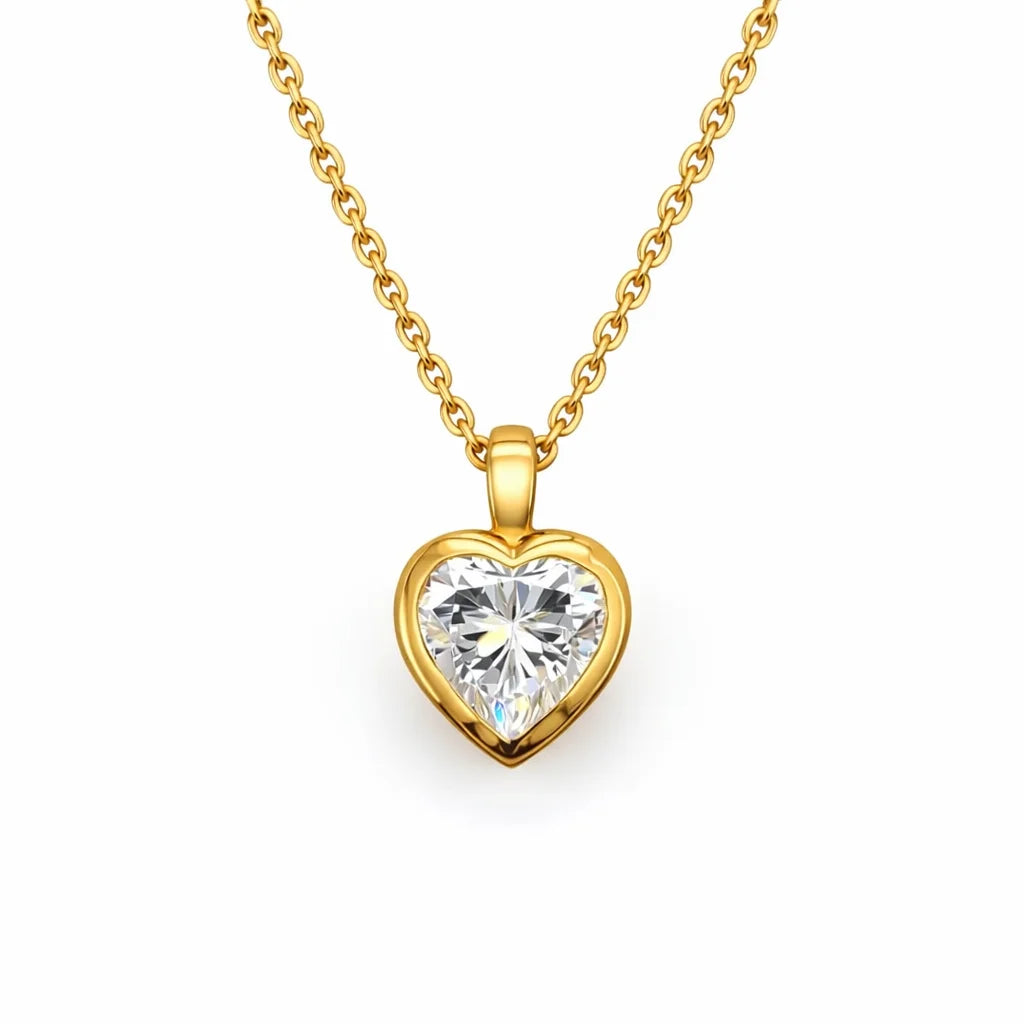 Eternal Heart 18KT Gold Plated Pendant