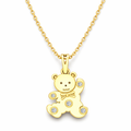 18KT Gold Plated Teddy Bear Pendant