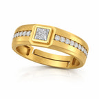 Regal Square Signet 18KT Gold Plated Ring
