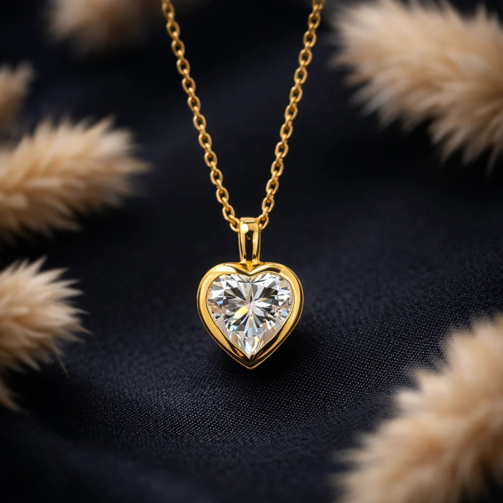 Eternal Heart 18KT Gold Plated Pendant