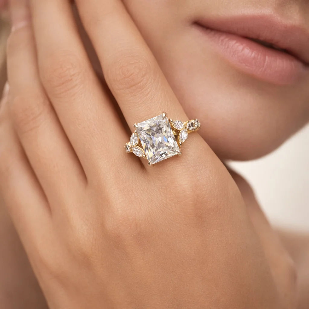 Regal Radiance 18KT Gold Plated Ring