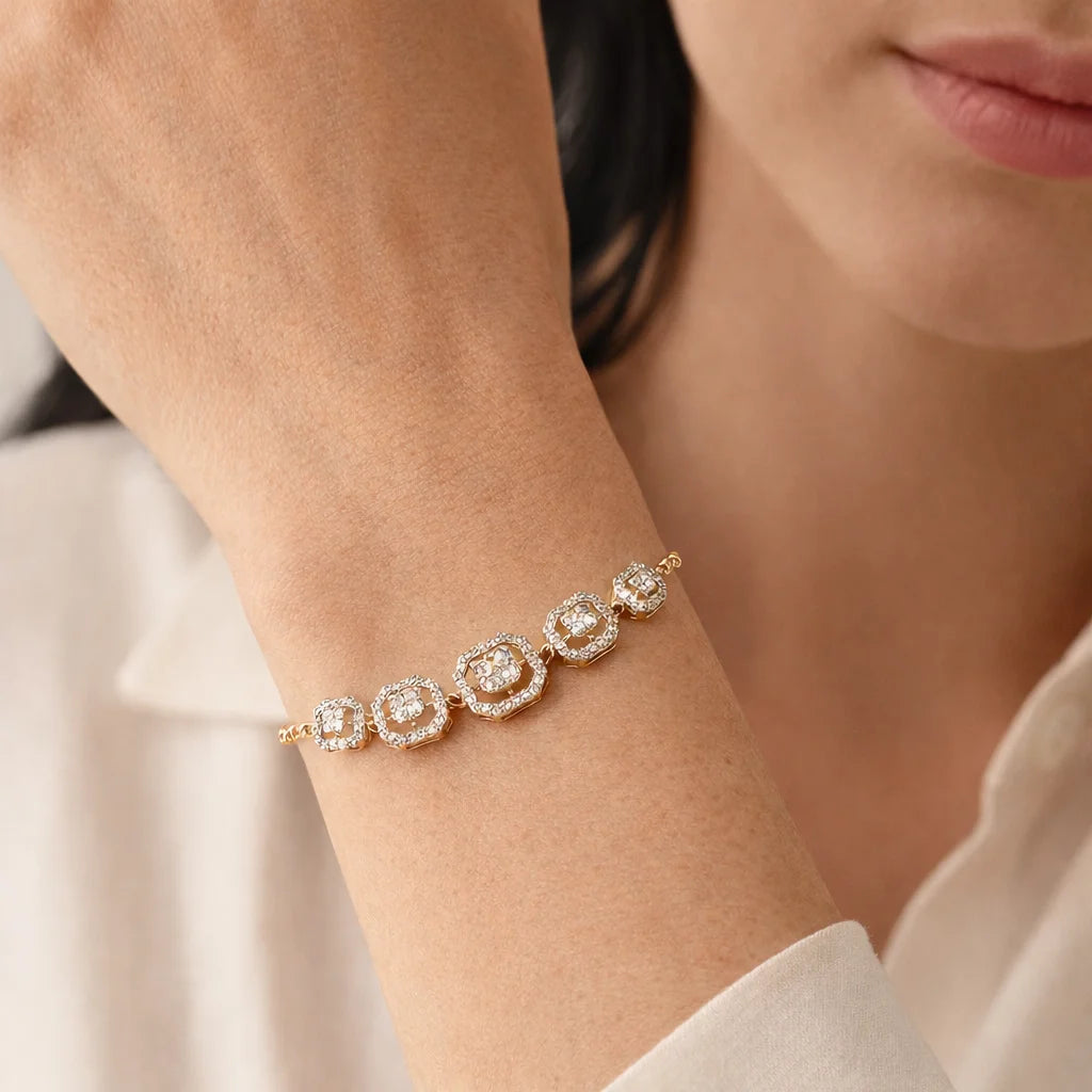 Royal Radiance 18KT Gold Plated Bracelet