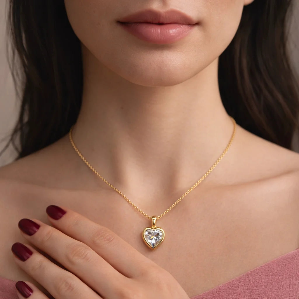 Eternal Heart 18KT Gold Plated Pendant