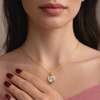 Eternal Heart 18KT Gold Plated Pendant