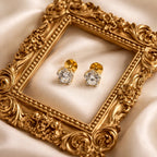 18KT Gold Classic Solitaire Studs