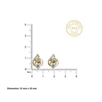 18KT Gold Eternal Flame Earrings