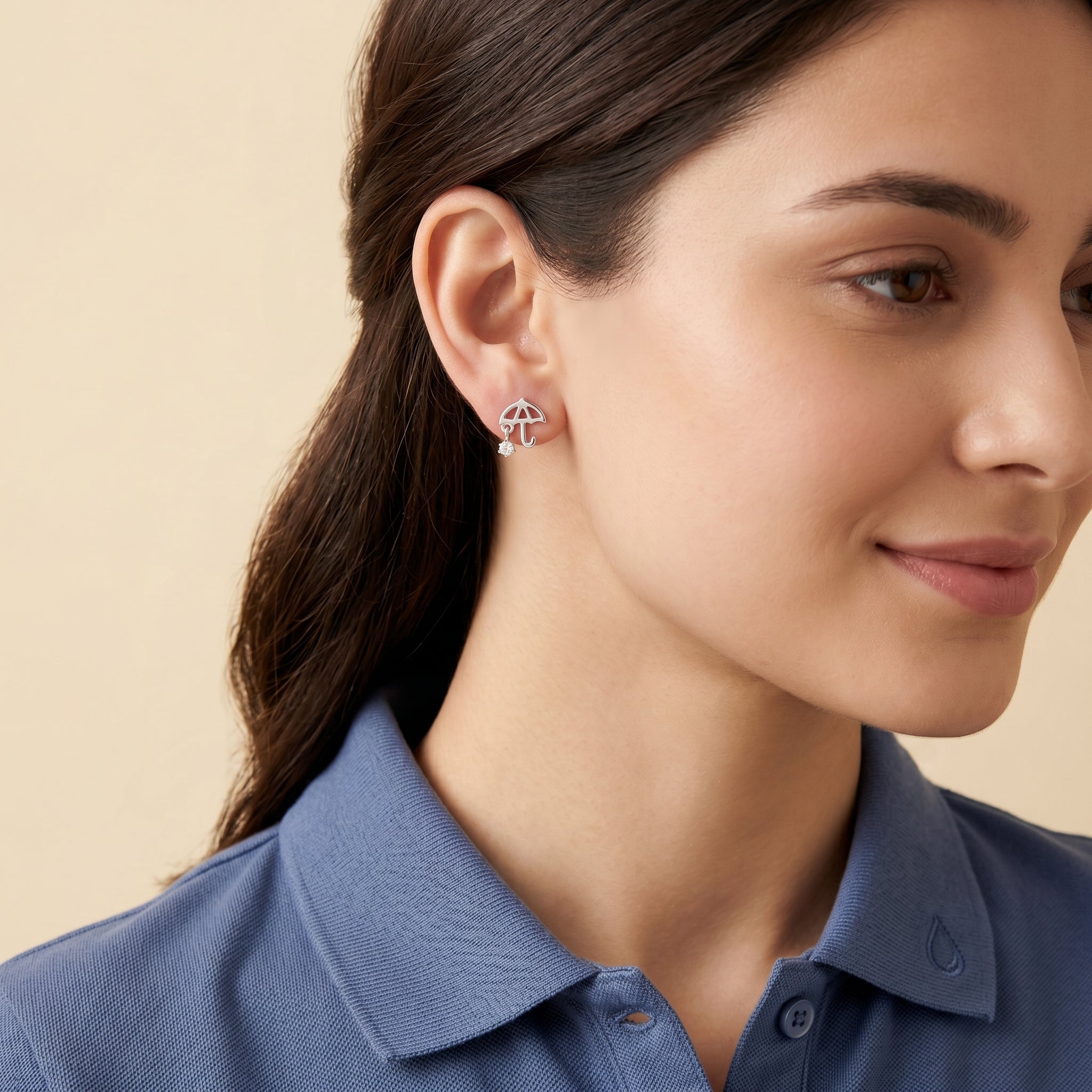Dangling Umbrella Earrings