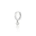Minimalist Diamond Drop Earrings