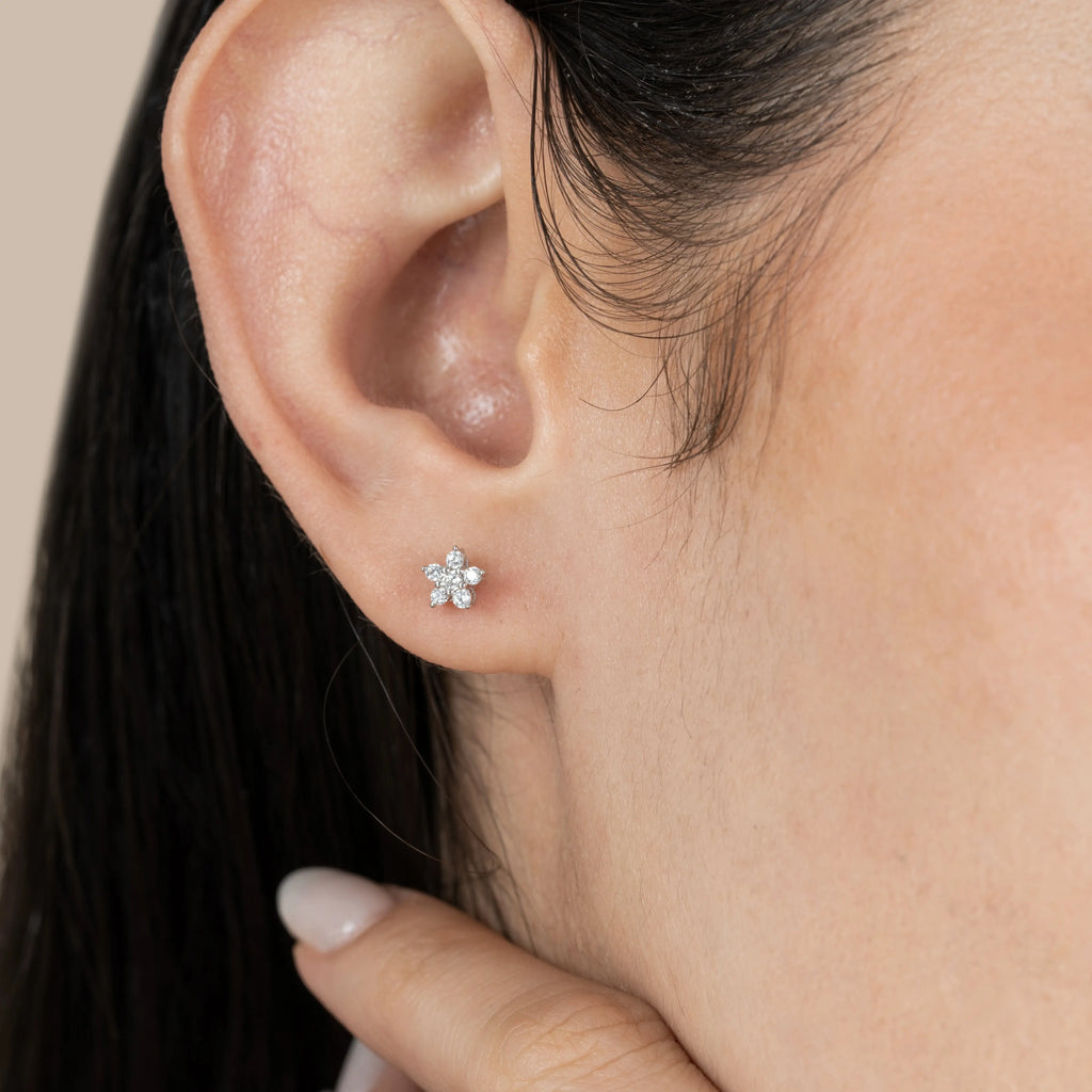 Floral Diamonds Earrings