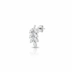 Diamond  Leaf Earrings