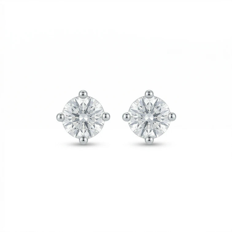92five jewels 925 Silver Round Earrings Or Mini Studs Silver Jewellery for Women & Girl's | Great for Gifting