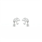 Dangling Umbrella Earrings