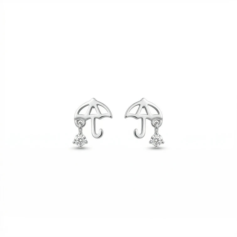 Dangling Umbrella Earrings