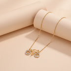 Vintage Bicycle 18KT Gold Plated Pendant