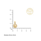 Gold Panda Charm Pendant Necklace
