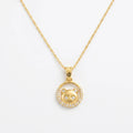 Gold Panda Charm Pendant Necklace