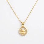 Gold Panda Charm Pendant Necklace