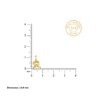 18KT Gold Plated Playful Boy Pendant