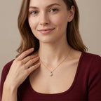 Gold Mickey Silhouette Pendant