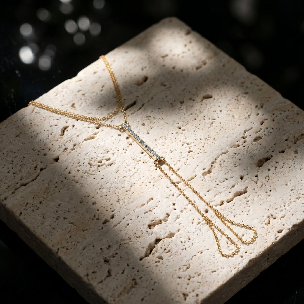 Gold Crystal Toe Anklet