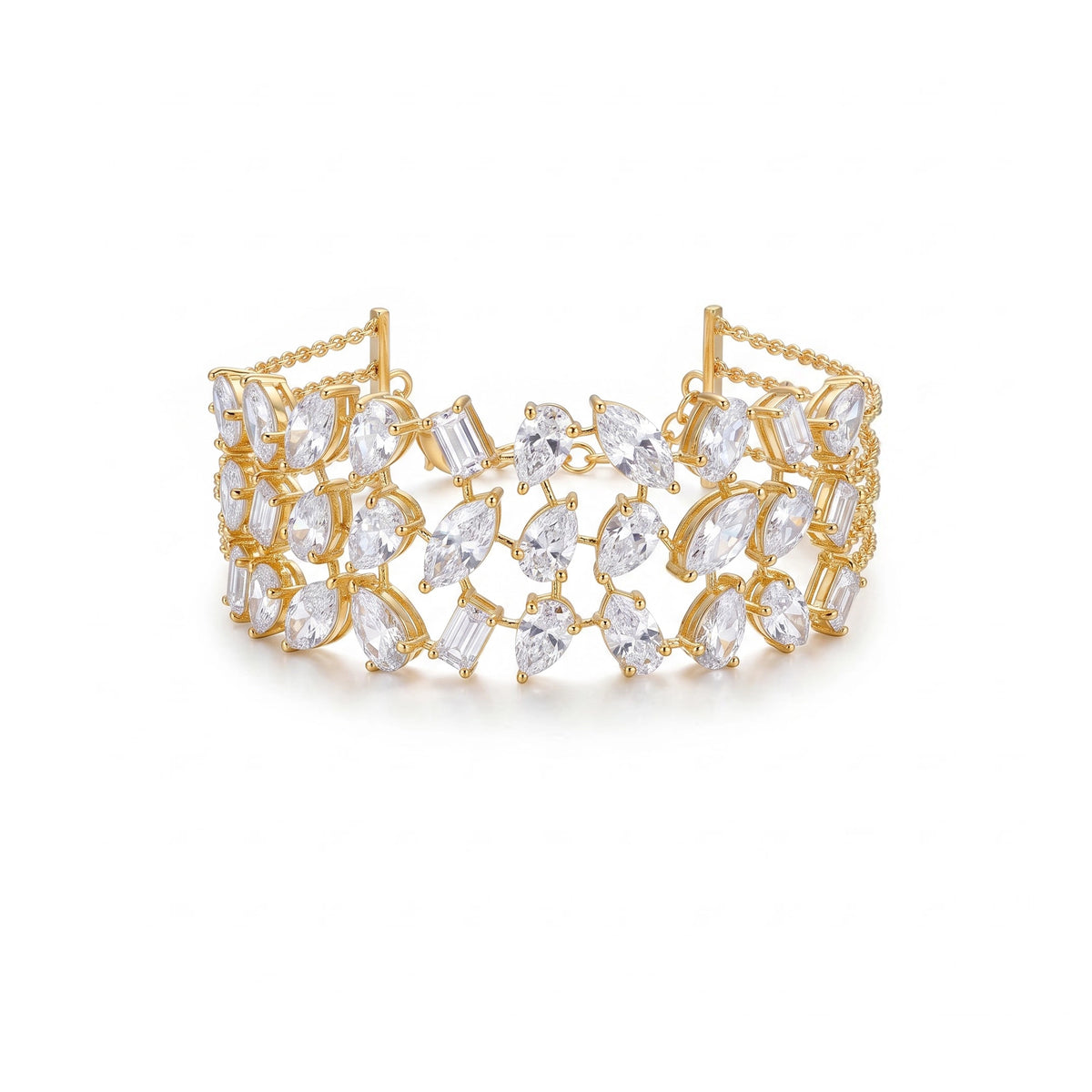 Gold Marquis Lattice Bracelet